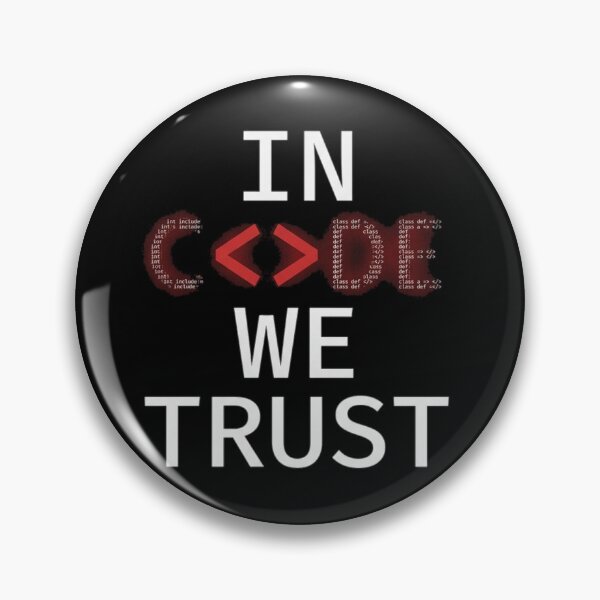 Item preview, In code we trust designed and sold by Lenock.