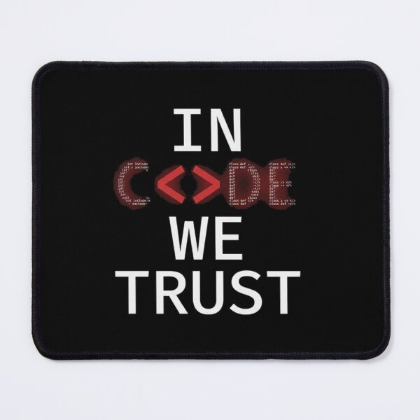 Item preview, In code we trust designed and sold by Lenock.
