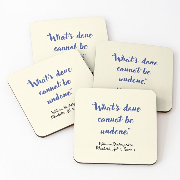 Item preview, Shakespeare Quote from Macbeth designed and sold by CharlottePlaceArt.