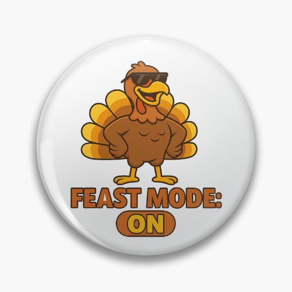 Item preview, Cute Thanksgiving Turkey with Pumpkin Pie and Autumn Leaves designed and sold by best-2025.