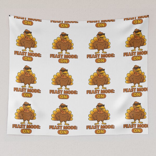 Item preview, Cute Thanksgiving Turkey with Pumpkin Pie and Autumn Leaves designed and sold by best-2025.