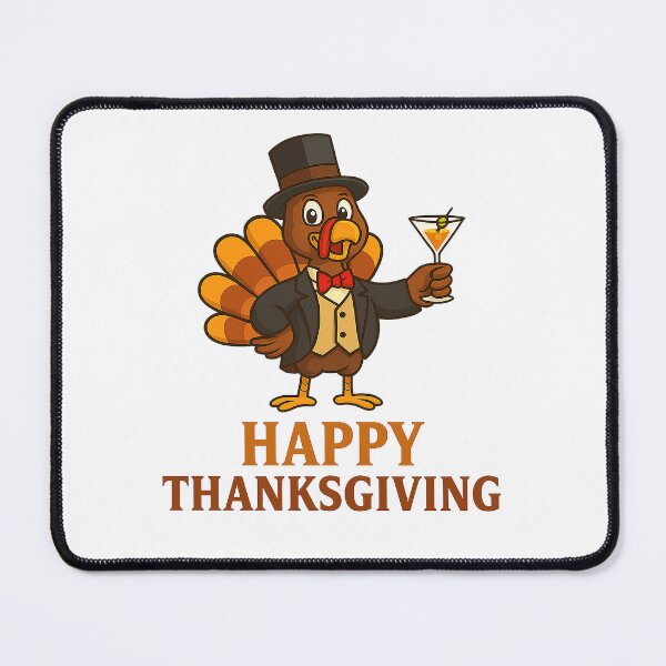 Item preview, Cute Thanksgiving Turkey with Pumpkin Pie and Autumn Leaves designed and sold by best-2025.