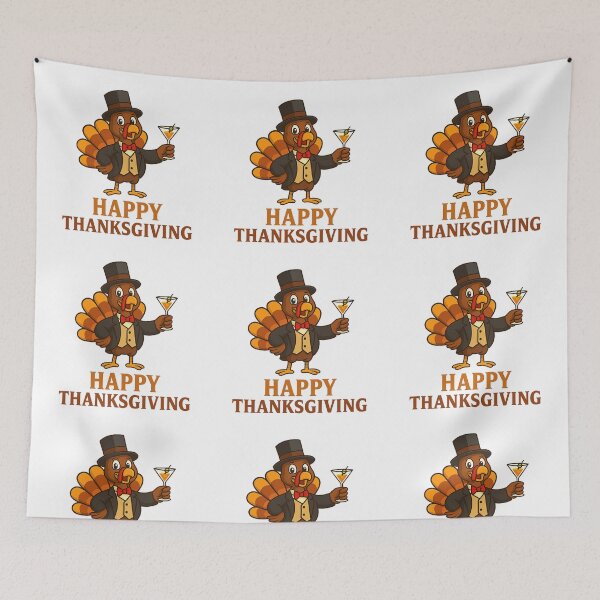 Item preview, Cute Thanksgiving Turkey with Pumpkin Pie and Autumn Leaves designed and sold by best-2025.