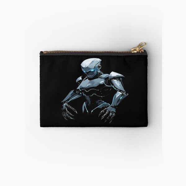 Item preview, Futuristic Blue‑Lit Robot Illustration – High‑Tech Cybernetic AI Character for Sci‑Fi & Tech Branding designed and sold by Bright Nest Studio.