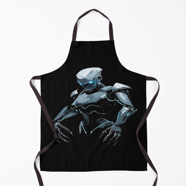 Item preview, Futuristic Blue‑Lit Robot Illustration – High‑Tech Cybernetic AI Character for Sci‑Fi & Tech Branding designed and sold by Bright Nest Studio.