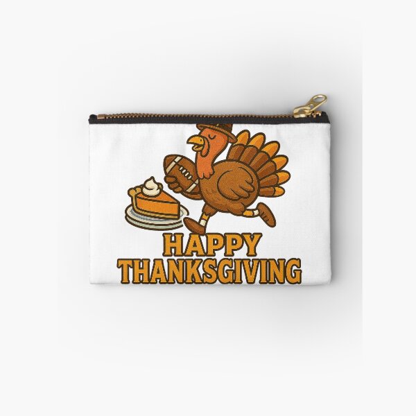 Item preview, Cute Thanksgiving Turkey with Pumpkin Pie and Autumn Leaves designed and sold by best-2025.