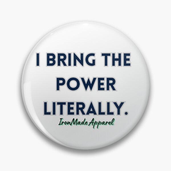 Item preview, I Bring The Power Literally Electrician T-Shirt – Funny Electrician Gift for Lineman, Electrical Worker Humor Tee designed and sold by IronMade Apparel.