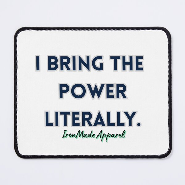 Item preview, I Bring The Power Literally Electrician T-Shirt – Funny Electrician Gift for Lineman, Electrical Worker Humor Tee designed and sold by IronMade Apparel.