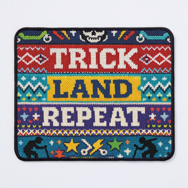 Item preview, Trick Land Repeat Stunt Scooter Knitting Pattern designed and sold by Mauswohn.
