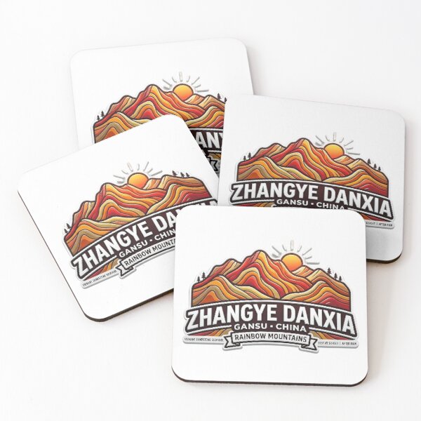 Item preview, ZHANGYE DANXIA RAINBOW MOUNTAINS designed and sold by likbatonboot.