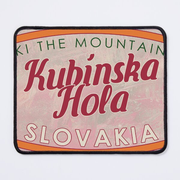 Item preview, Kubínska hoľa, Slovakia, Ski, textured skiing badge designed and sold by Wanderful-roads.