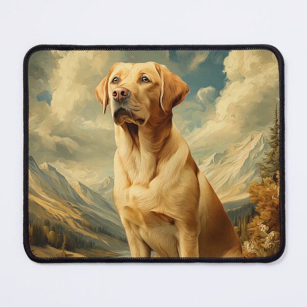 Item preview, Labrador Retriever in Mountain Landscape designed and sold by PetsArt.