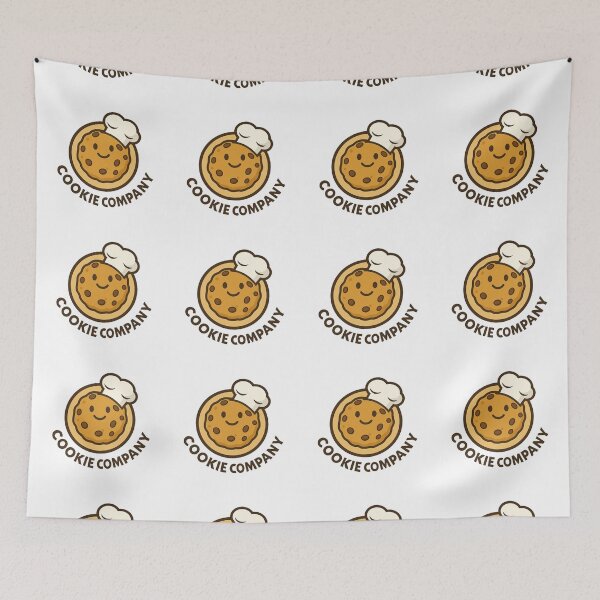 Item preview, Happy Cookie Logo – Cute Bakery Design designed and sold by best-2025.