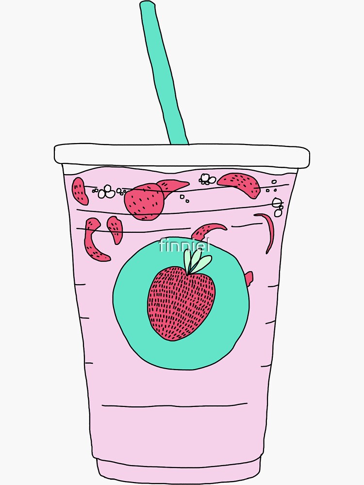 Pink Drink Sticker for Sale by rainelipscher