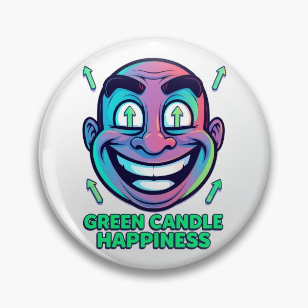 Item preview, Green Candle Happiness Funny Trader Cartoon Shirt designed and sold by KapiPrint.
