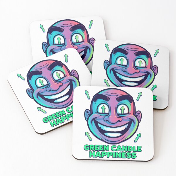 Item preview, Green Candle Happiness Funny Trader Cartoon Shirt designed and sold by KapiPrint.