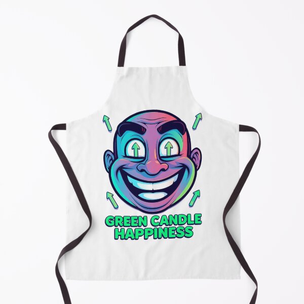 Item preview, Green Candle Happiness Funny Trader Cartoon Shirt designed and sold by KapiPrint.