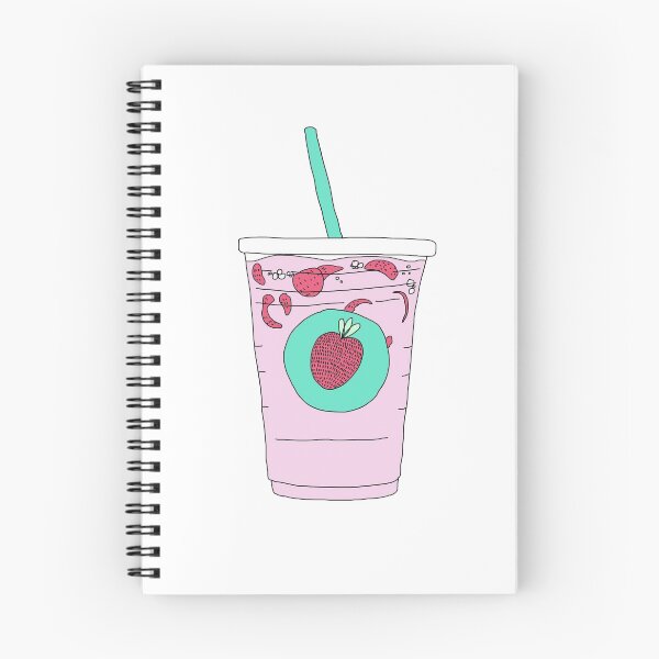 Item preview, strawberry coffee pink drink designed and sold by finniel.
