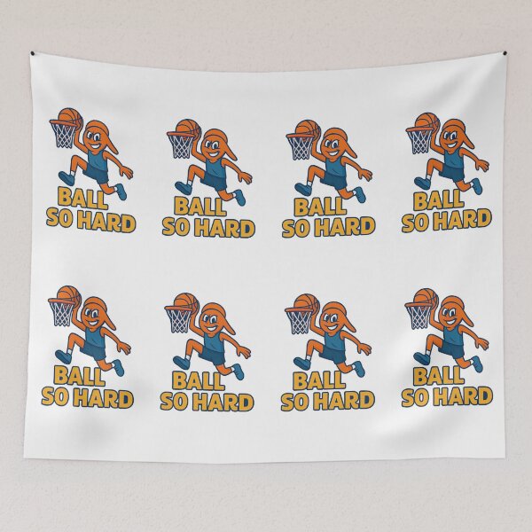 Item preview, Ball So Hard – Dynamic Basketball Graffiti Design designed and sold by best-2025.