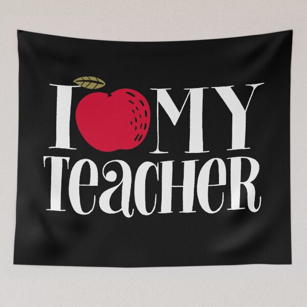Item preview, Cute Apple I Love My Teacher – Funny School Appreciation Gift for Students designed and sold by artworkathome.