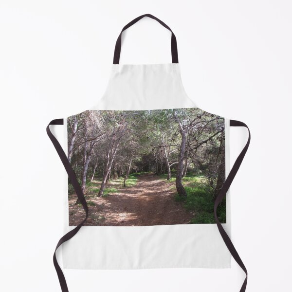 Item preview, Sunlit Forest Path Through Pine Trees And Shaded Woodland Trail With Natural Green Undergrowth designed and sold by Nmallia.
