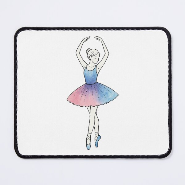 Item preview, Graceful Watercolor Ballerina Dance Leap designed and sold by best-2025.