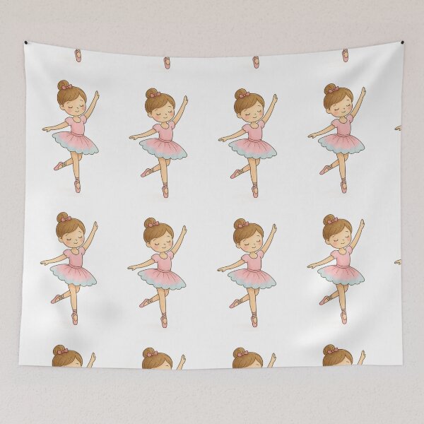 Item preview, Delicate Watercolor Ballerina – Soft Pastel Dance Illustration designed and sold by best-2025.