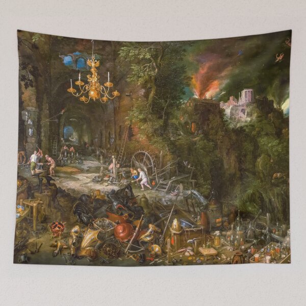 Item preview, Allegory of Fire Jan Brueghel the Elder Print designed and sold by TheSoulOfArt.