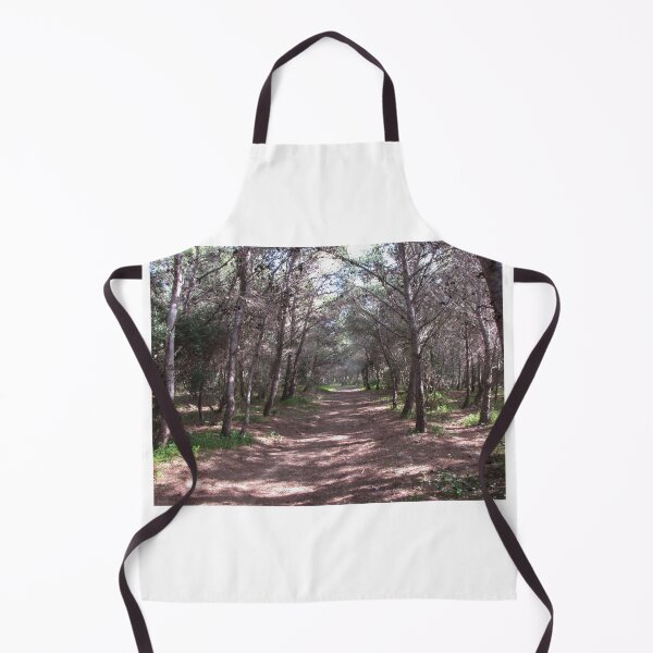 Item preview, Sunlit Forest Path Through Pine Trees And Shaded Woodland Trail With Natural Green Undergrowth designed and sold by Nmallia.
