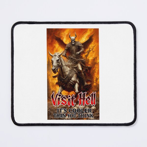 Item preview, Satanic Gothic image welcoming you to visit Hell designed and sold by Radioactive Monkey Club.