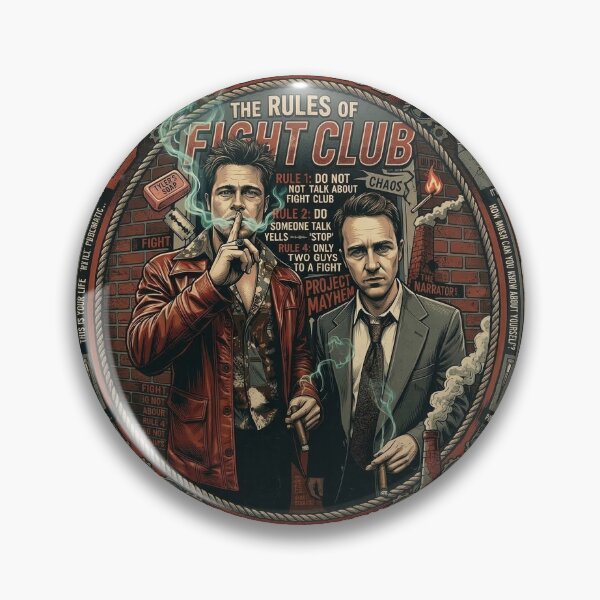 Item preview, Project Mayhem Blueprint: Fight Club Rules & Chaos Theory Art designed and sold by ern vintage store.