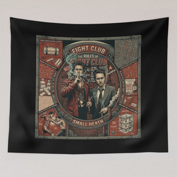 Item preview, Project Mayhem Blueprint: Fight Club Rules & Chaos Theory Art designed and sold by ern vintage store.