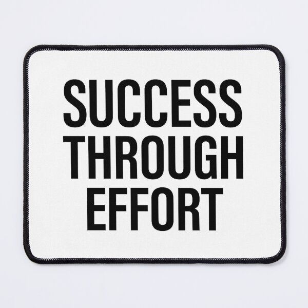 Item preview, Success Through Effort | Motivational Minimalist Typography Design designed and sold by best-2025.