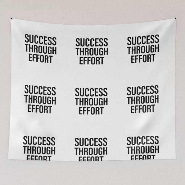Item preview, Success Through Effort | Motivational Minimalist Typography Design designed and sold by best-2025.