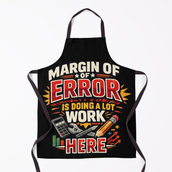 Item preview, Margin Of Error Is Doing A Lot Of Work Here Funny Statistics Humor Variant designed and sold by TeeTimeTreasure.