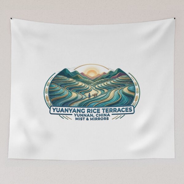 Item preview, YUANYANG RICE TERRACES, YUNAN designed and sold by likbatonboot.