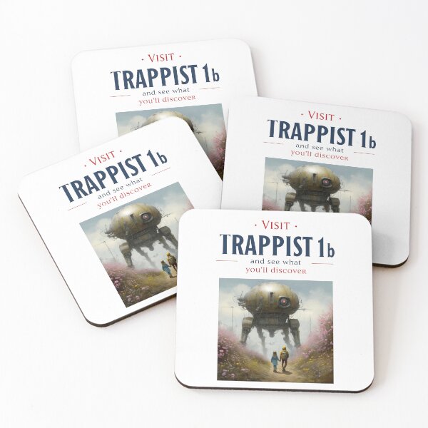 Item preview, Advert for Interplanetary Vacation on Trappist 1b  designed and sold by Radioactive Monkey Club.