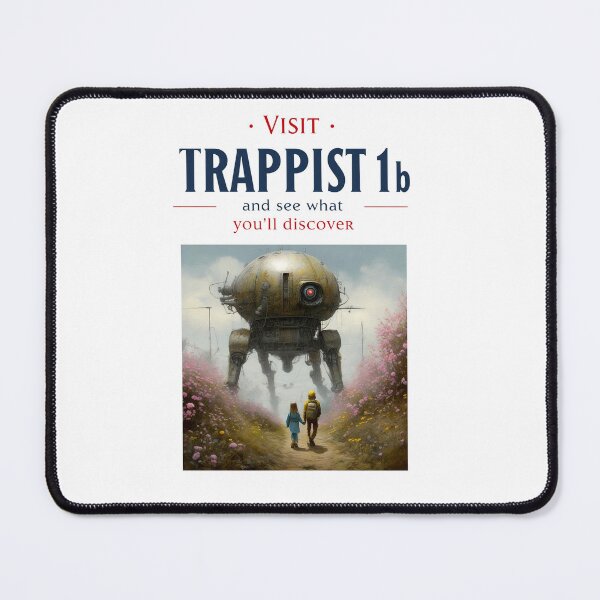 Item preview, Advert for Interplanetary Vacation on Trappist 1b  designed and sold by Radioactive Monkey Club.