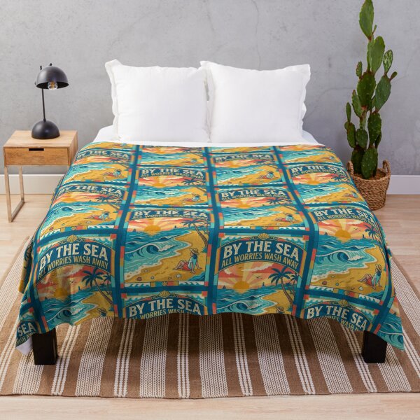 Item preview, By The Sea Relaxing Beach Sunset Coastal Scene designed and sold by AntiqueImages.