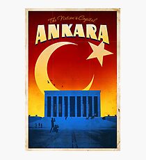 Vintage travel poster "Ankara - Anitkabir" â›” HQ quality Photographic Print