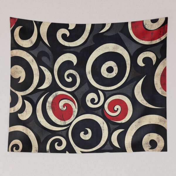 Item preview, New Zealand Māori Paua Pattern Koru Design 867 designed and sold by GrinGalore.