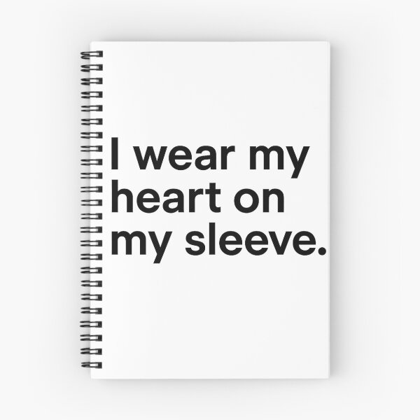 Item preview, I Wear My Heart On My Sleeve – Minimal Black Typography Design designed and sold by best-2025.
