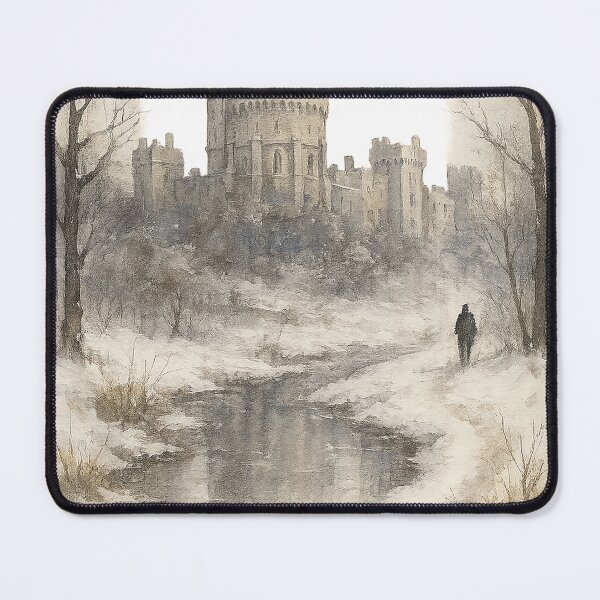 Item preview, Windsor Castle Watercolor Poster – British Heritage Art Print designed and sold by best-2025.
