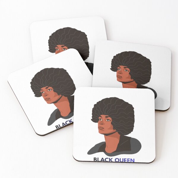 Item preview, Reina Negra – Diseño de Empoderamiento para Mujeres Afroamericanas con Cabello Rizado designed and sold by SumeetCreativeArt.