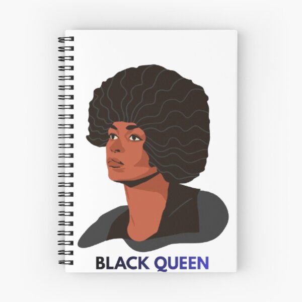 Item preview, Black Queen – Curly Hair Afro Woman Empowerment Design designed and sold by SumeetCreativeArt.