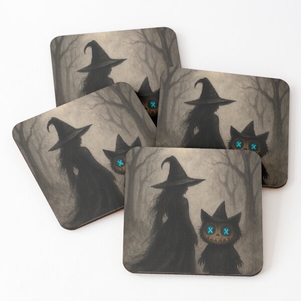 Item preview, Labubu Witch – Happy Halloween Cute Spooky T-Shirt Design designed and sold by best-2025.