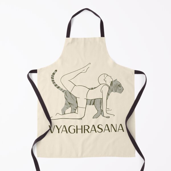 Item preview, Tiger Yoga Pose Vragrhasana – Strength and Balance Yoga Design designed and sold by WellspringXflow.