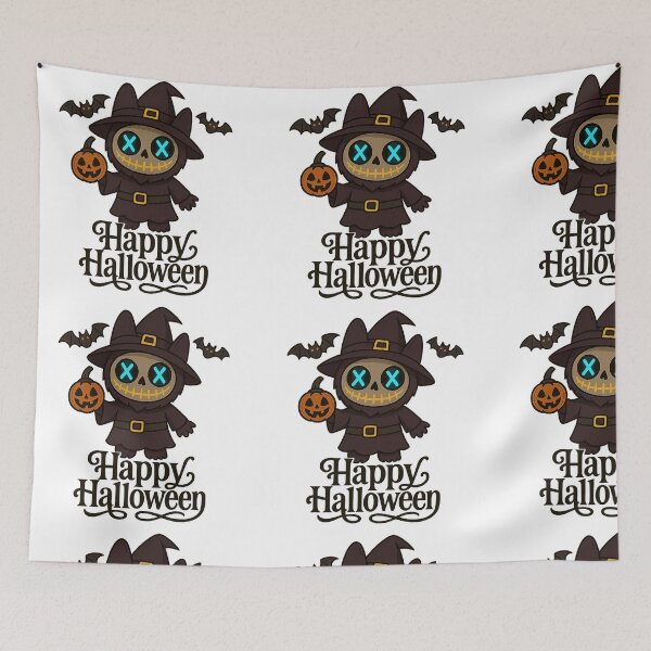 Item preview, Labubu Witch – Happy Halloween Cute Spooky T-Shirt Design designed and sold by best-2025.
