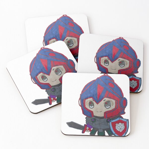 Item preview, Little Hero Red and Blue Paladin designed and sold by Sketchmultivers.