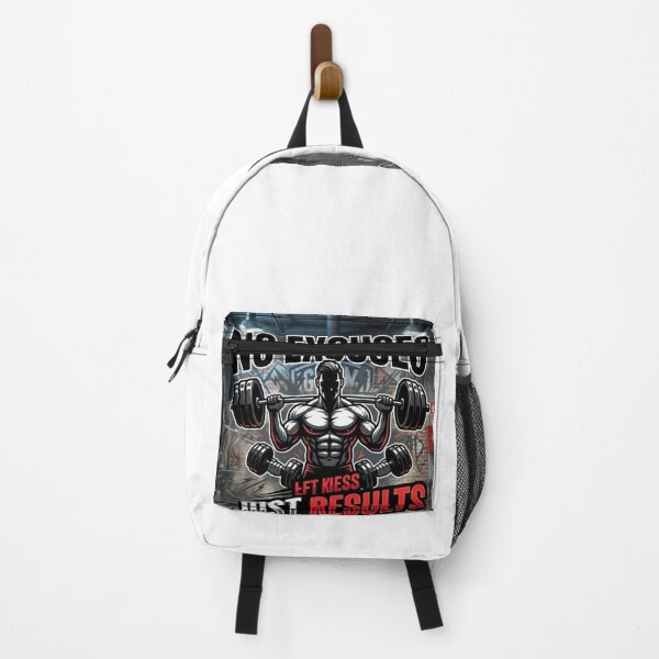Item preview, No Excuses Just Results - Bodybuilding & Fitness Motivation designed and sold by Velmora Studio.